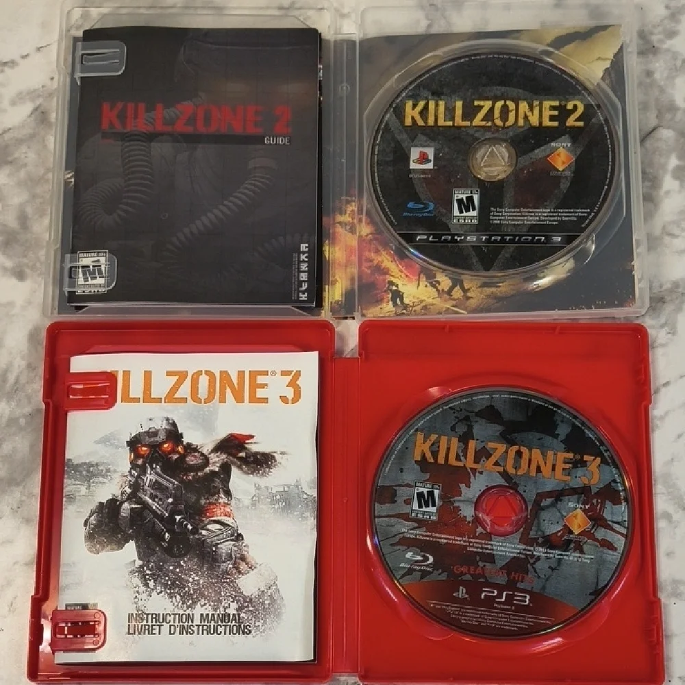 Sony Killzone 2 & 3  Games for PlayStation 3